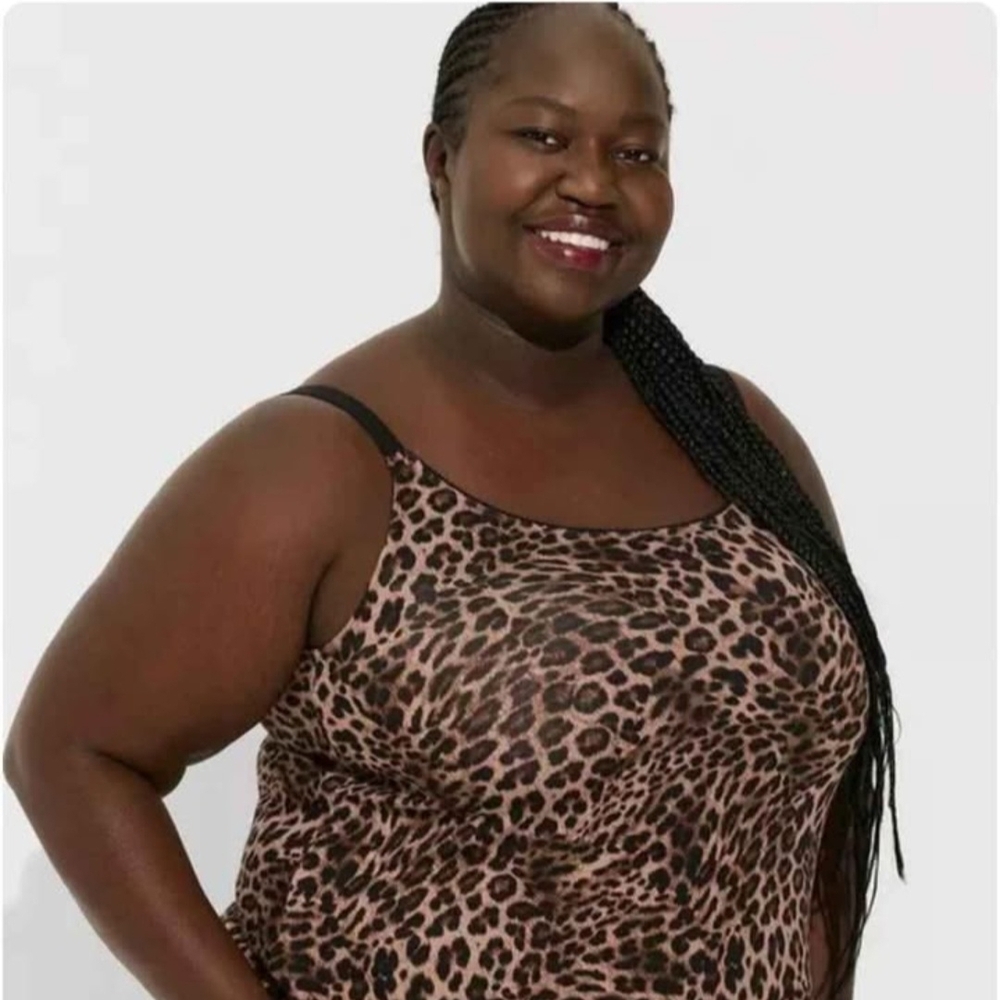 NWT TORRID Super Soft Leopard Print Sleep/lounge Cami SIZE 4X